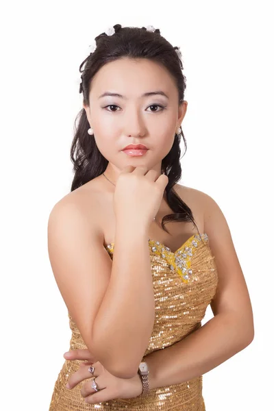 Retrato Joven Asiática — Foto de Stock