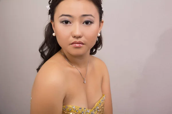 Portrait Jeune Femme Asiatique — Photo