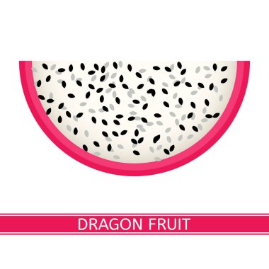 dragon meyve üzerinde beyaz izole