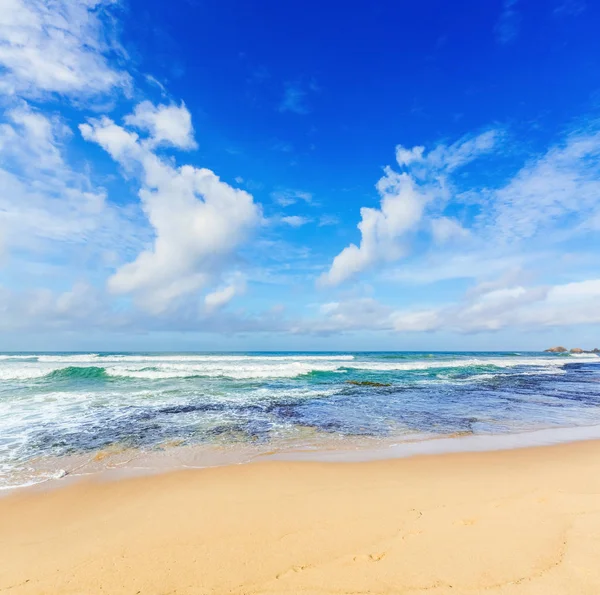 Bella Vista Mare Durante Giorno Paesaggio Oceanico Indiano — Foto Stock