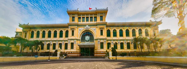 Oficina Central Correos Saigón Centro Ciudad Chi Minh Vietnam Panorama —  Fotos de Stock