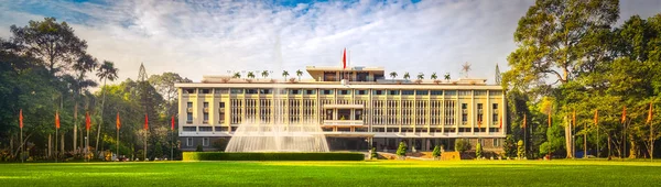 Ανεξαρτησία Μέγαρο Παλάτι Της Επανένωσης Πόλη Τσι Μιν Βιετνάμ Πανόραμα — Φωτογραφία Αρχείου