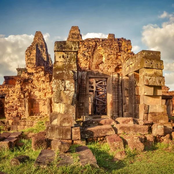 Pre Rup Chrám Angkoru Při Západu Slunce Living Quarters Kambodža — Stock fotografie