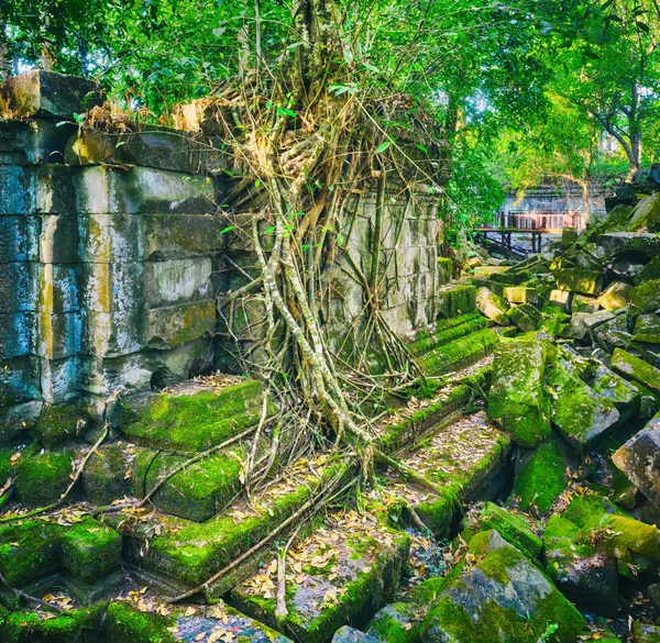 Beng Mealea Nebo Zátka Mealea Chrám Ranní Době Living Quarters — Stock fotografie