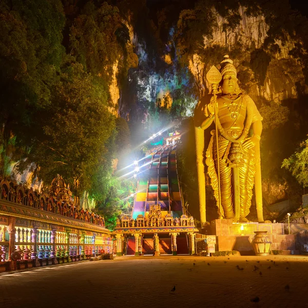 Vacker Utsikt Över Färgglada Trappa Batu Caves Malaysia — Stockfoto