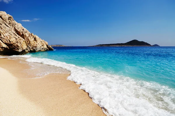 Playa Kaputas Costa Mediterránea Turquía — Foto de Stock