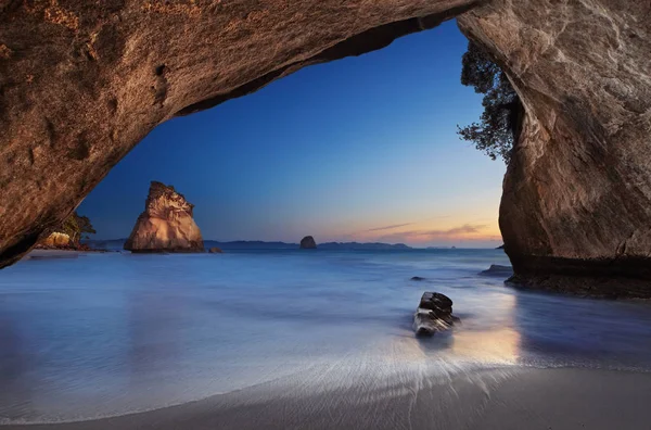 Cathedral cove, Nya Zeeland — Stockfoto