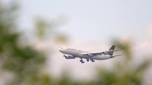 Lufthansa Airbus 340 approche — Video