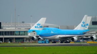 KLM Boeing 747 Taksilemek