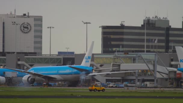 Ochtend verkeer in Amsterdam — Stockvideo