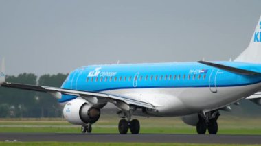 KLM Cityhop Embraer 190 kalkış