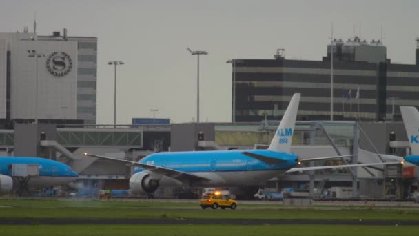 Tráfego matutino em Amsterdam — Vídeo de Stock