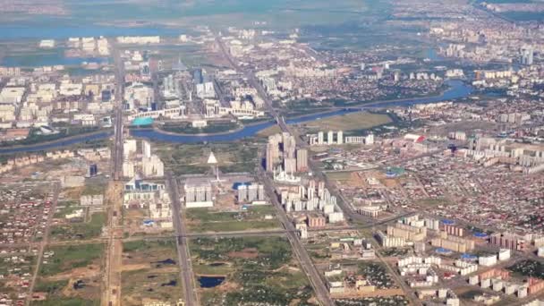 Vue aérienne Astana, Kazakhstan 