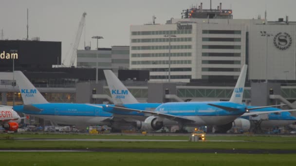 Amsterdam Pays Bas Juillet 2017 Klm Asia Boeing 777 Bqh — Video