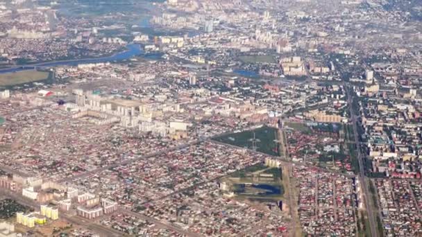 Vue aérienne Astana, Kazakhstan 