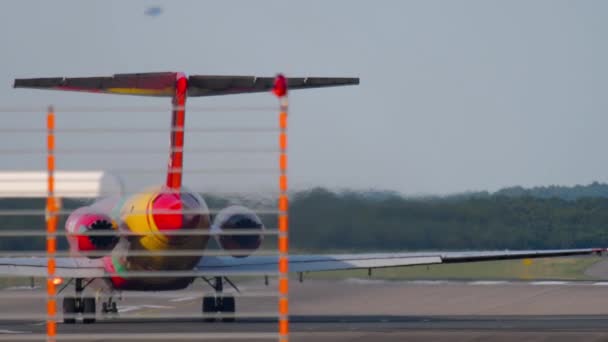 Avion avant le départ de Düsseldorf — Video