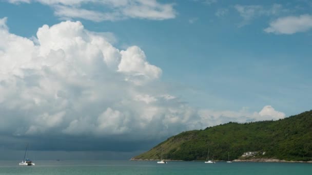 Timelapse del paesaggio nuvoloso, Phuket — Video Stock