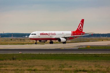 Airbus A321 Atlasglobal havaalanında