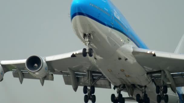 KLM Boeing 747 salida — Vídeos de Stock