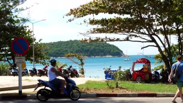 Nai harn beach, südlich der insel phuket — Stockvideo