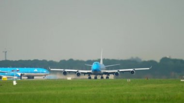 KLM Boeing 747 hızlandırmak gidiş daha önce