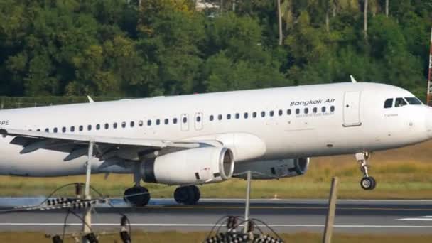 Airbus A320 aterrizaje — Vídeos de Stock