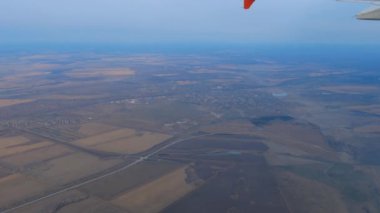 Kalkan uçağın hava görüntüsü