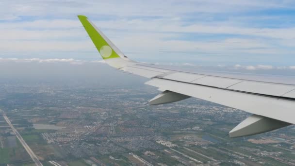 Partida do aeroporto de Banguecoque — Vídeo de Stock