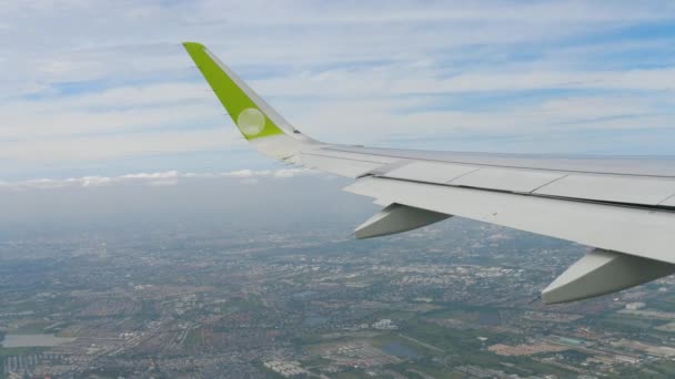 Вылет из аэропорта Бангкока — стоковое видео