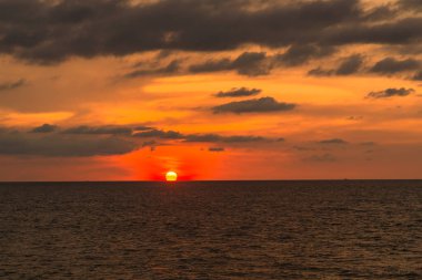 Günbatımı manzaralı görünüm