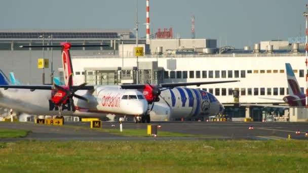 Trafic aéroport de Düsseldorf — Video