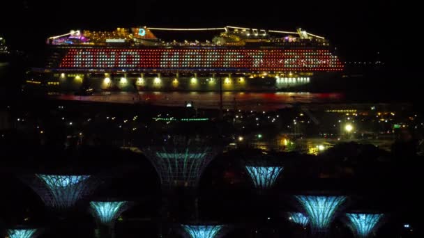 新加坡远洋船邮轮中心 — 图库视频影像