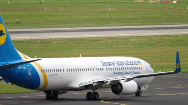 Taxi aereo prima della partenza — Video Stock