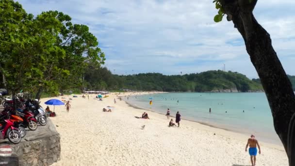 Nai Harn beach, νότια του νησιού Πουκέτ — Αρχείο Βίντεο