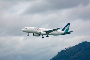 Airbus A320 Silkair gökyüzünde