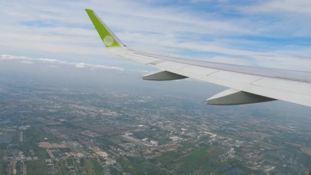 Salida desde el aeropuerto de Bangkok — Vídeo de stock