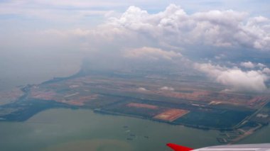 Havadan görünümü Singapur Changi Havaalanı