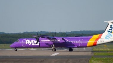 Kalkıştan önce turboprop uçağı