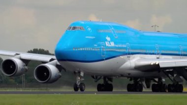 KLM Boeing 747 hızlandırmak gidiş daha önce