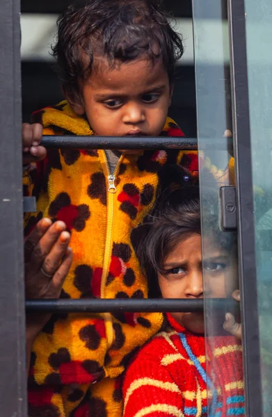 Індійська бідні діти брудні — стокове фото