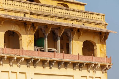 Eski bina cephe Jaipur şehrinde