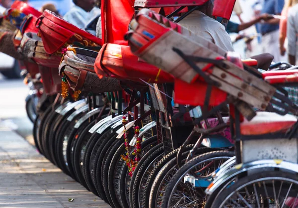 Indiano parcheggio biciclette — Foto Stock