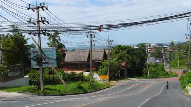 Strada dell'isola di Phuket — Video Stock