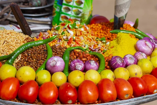 Traditional Indian Market Food