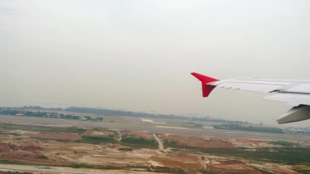 Vista aerea Aeroporto di Singapore Changi — Video Stock