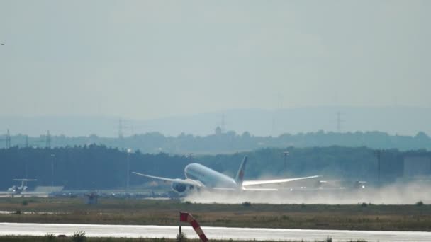 Air Canada Boeing 777 — стоковое видео