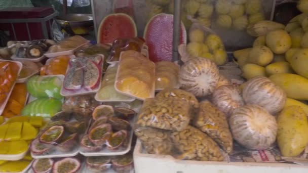 Tailândia frutas frescas preparar — Vídeo de Stock