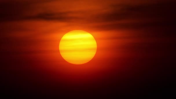 Zonsondergang landschap bij Phuket — Stockvideo