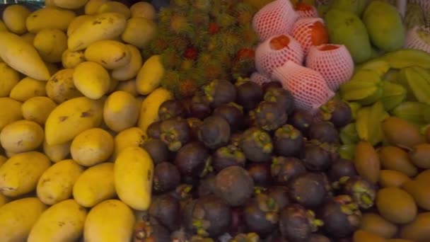 Tailandia frutas frescas preparan — Vídeo de stock