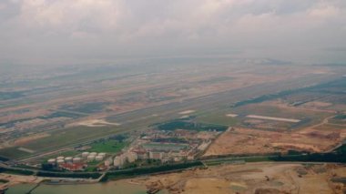 Havadan görünümü Singapur Changi Havaalanı
